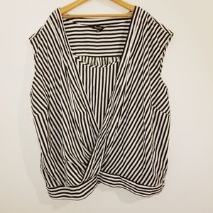 Simply be plus size striped top size 26